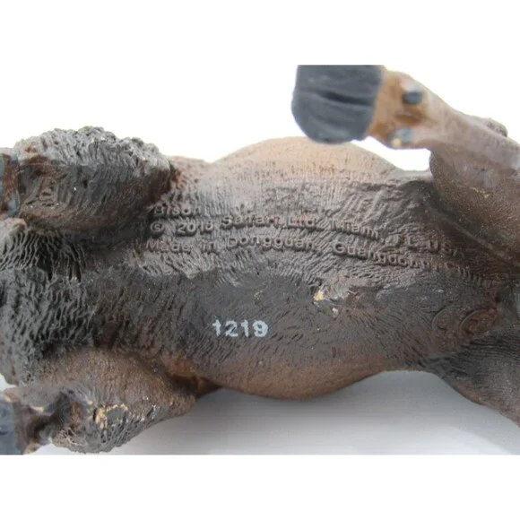 Safari Ltd Brown Buffalo Bison 2018 Animal Figure Realistic Toy Figurine - Picture 7 of 16